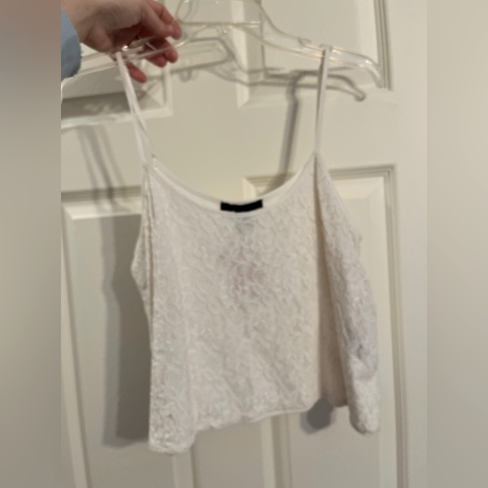 White Lace Women's Top